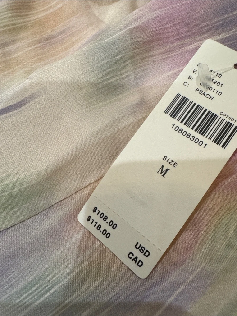 By Anthropologie Silken Puff Sleeve Buttondown Blouse